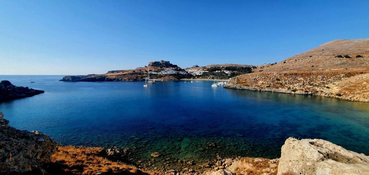 The Olive Tree Villa Lindos Exterior foto